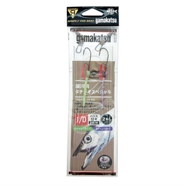 駿河湾タチウオスペシャル【船釣り仕掛け/タチウオ釣り仕掛け/船タチウオ/全長2m1本針仕掛け】 (1/0)